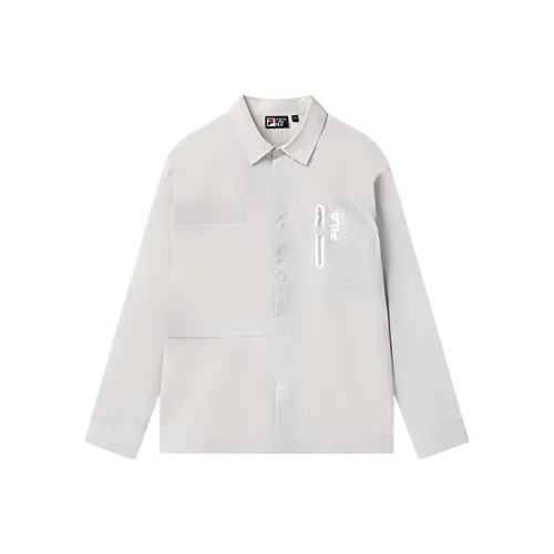 FILA Элегантный Серый Мужские Рубашки