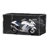 Судзуки Хаябуса [Белый] + Акриловая защитная крышка от пыли