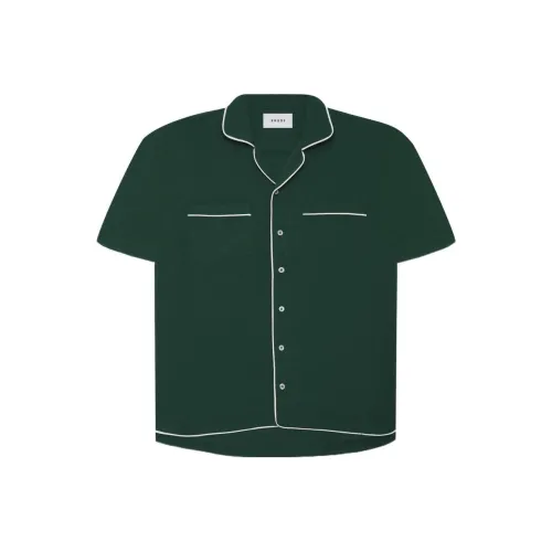 RHUDE Зеленые Мужские Рубашки