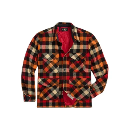 Polo Ralph Lauren FW24 Рубашка Мужская Красный Апельсин