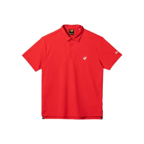 New Era Red Men's Polo