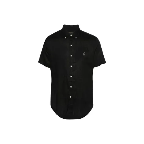 Polo Ralph Lauren SS24 Рубашка Мужская Черная