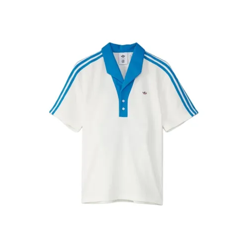 Adidas Originals X CLOT Поло Унисекс Чисто Белый