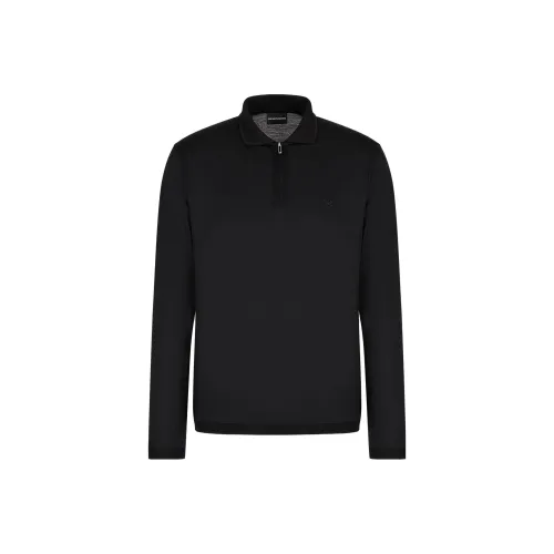 EMPORIO ARMANI FW23 Поло Мужское Черное