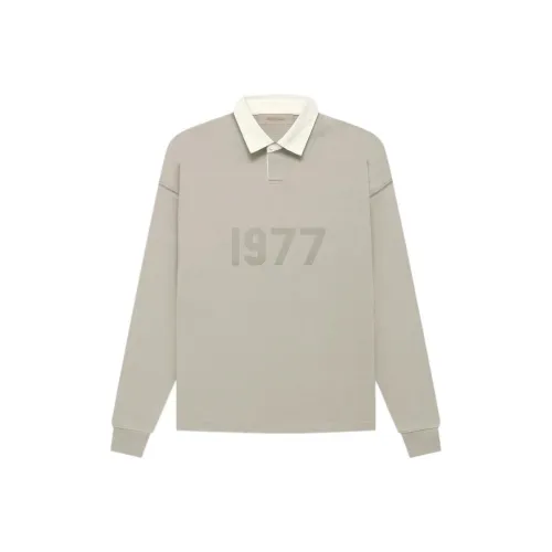 Fear of God Essentials Дымчато-серый Унисекс Поло