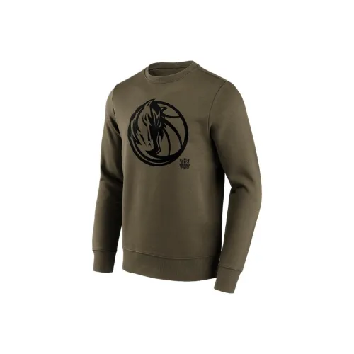 NBA Dallas Mavericks Fanatics Свитшот Мужской Оливково-зеленый
