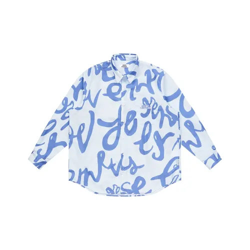 EMPTY REFERENCE Рубашка Унисекс Синий