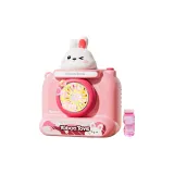 Розовый кролик, пузырьки, фототехника [1 бутылка раствора для пузырьков]