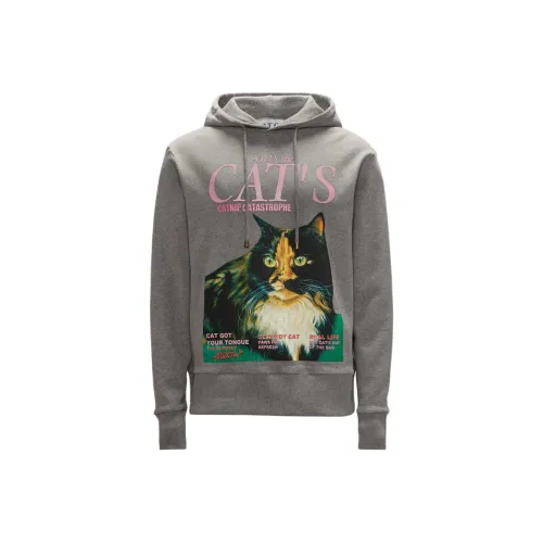 JW Anderson SS24 Свитшот Мужской Серый