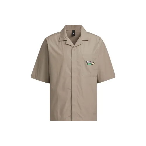 Adidas X SEEBIN Co Бренд SS23 Рубашка Унисекс Light Серый Коричневый