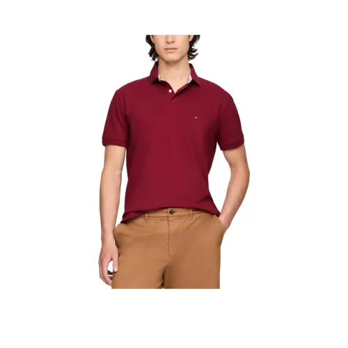 Tommy Hilfiger Polo Мужское Бордовое