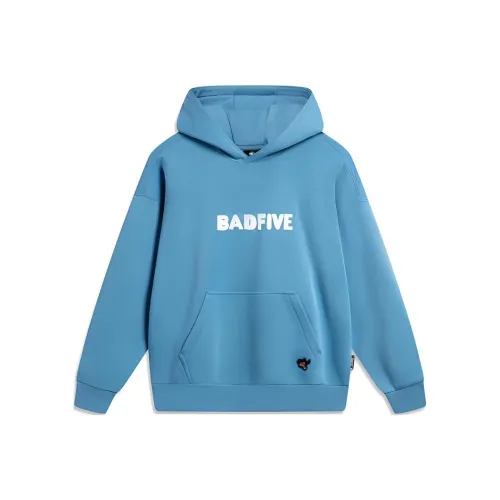 LINING Badfive Толстовка Мужская Waterfall Blue