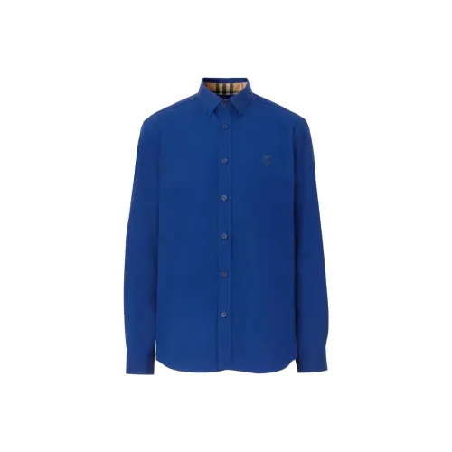 Burberry Мужские Синие Рубашки