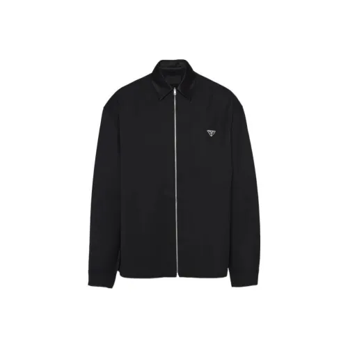 PRADA Мужские Черные Рубашки