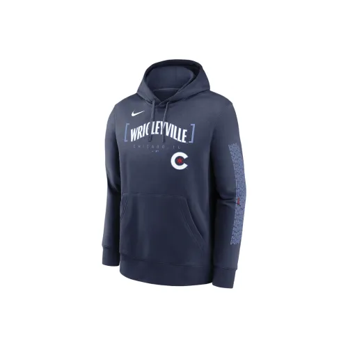 Nike x MLB Chicago Cubs City Connect Клуб Толстовка Мужской Морской Синий