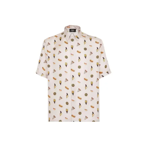 Fendi Белые Мужские Рубашки