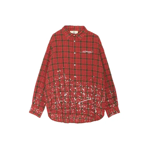 Ed Hardy Китай Красный E1OAM092 Мужская Рубашка