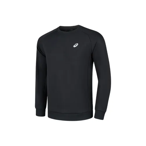 Asics Мужская беговая толстовка черного цвета