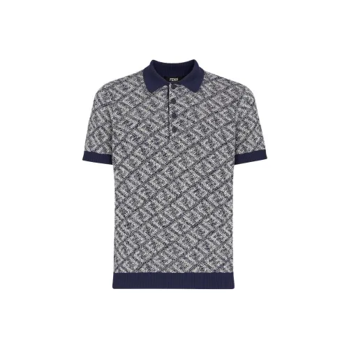 Fendi Синий Мужская Поло