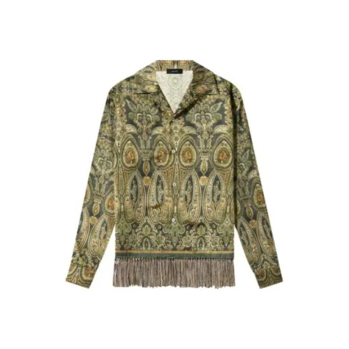 AMIRI Зеленые Мужские Рубашки