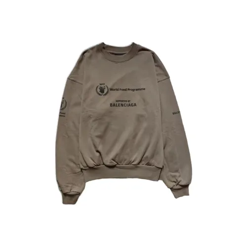 Balenciaga SS22 Свитшот Регулярный крой Мужской Коричневый