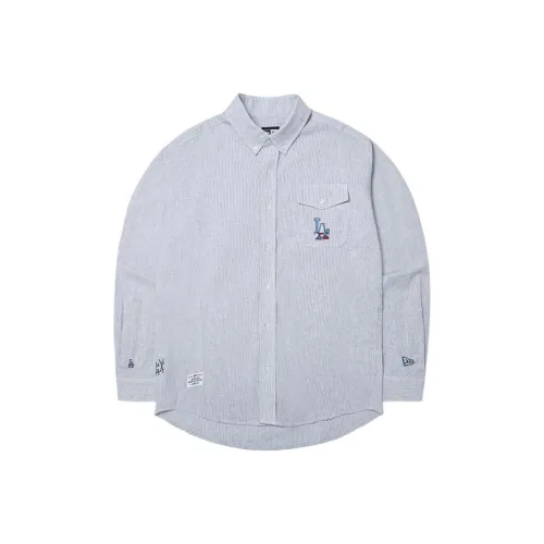 New Era x MLB Base Logo SS24 Los Angeles Dodgers Skateboard Collection Shirt Unisex Dark Blue