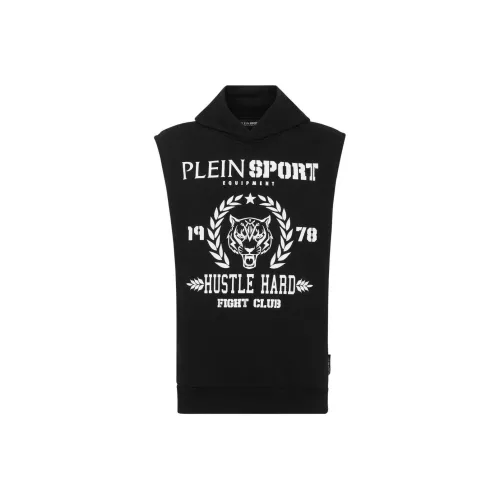 PLEIN SPORT SS24 Свитшот Мужской Черный