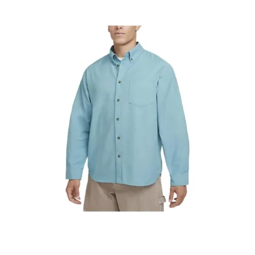 Nike Blue Men's Shirts Найк Синий Мужские Рубашки