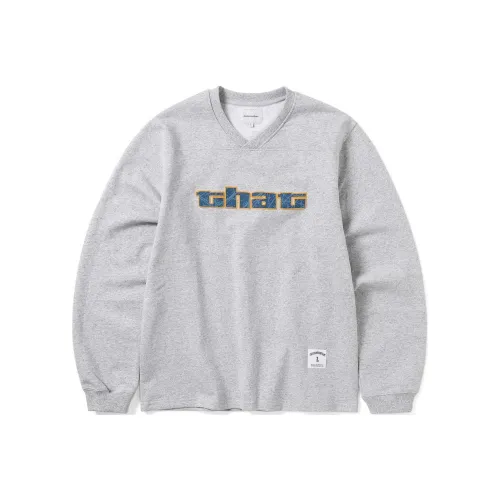Thisisneverthat SS24 Панелированный Спортивный Свитшот Crewneck Унисекс Серый