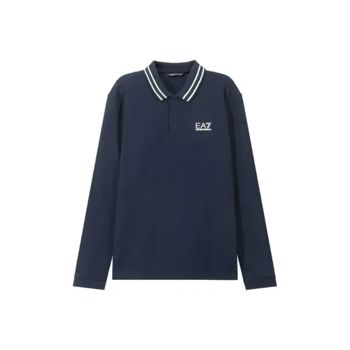 EMPORIO ARMANI EA7 Поло Мужское Темно-синий