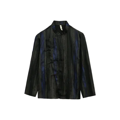 XUANSHENG Черные Мужские Рубашки