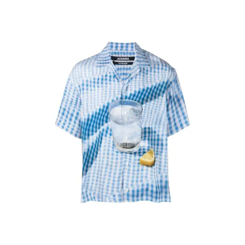 Jacquemus SS22 Рубашка Мужская Синяя
