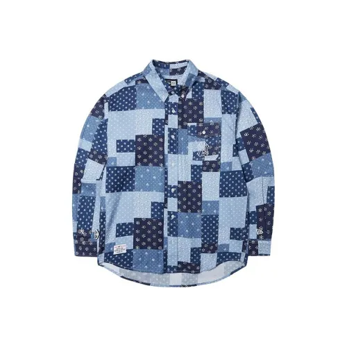 New Era x MLB SS24 New York Yankees Skateboard Collection Shirt Unisex Denim Blue