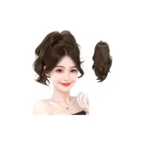 Русалка Конский хвост - Улучшенная заколка-коготь, стиль [Холодный коричневый]