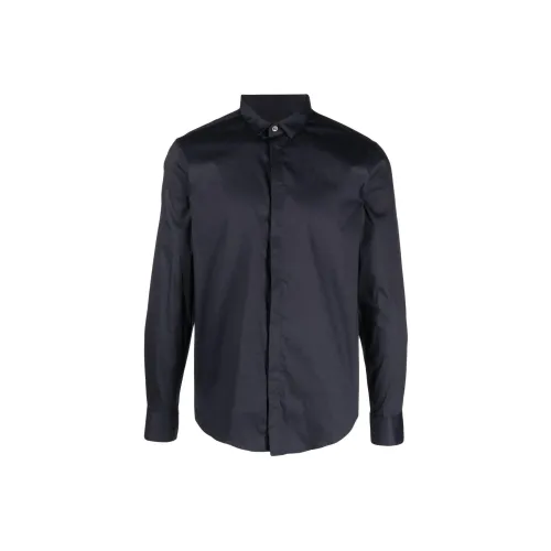 EMPORIO ARMANI Midnight Blue Мужские Рубашки