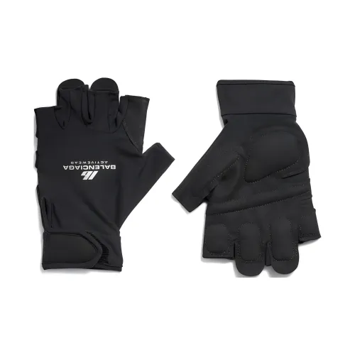 Balenciaga Полиамид Эластан Вязаные Перчатки Унисекс Черные