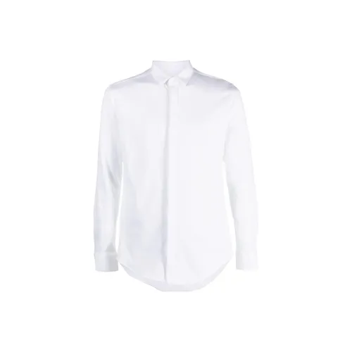 EMPORIO ARMANI SS23 Рубашка Мужская Белая