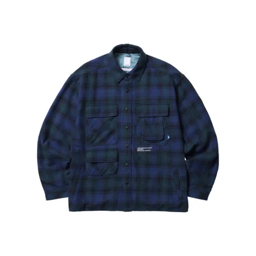 Liberaiders FW24 Рубашка Унисекс Морской Синий