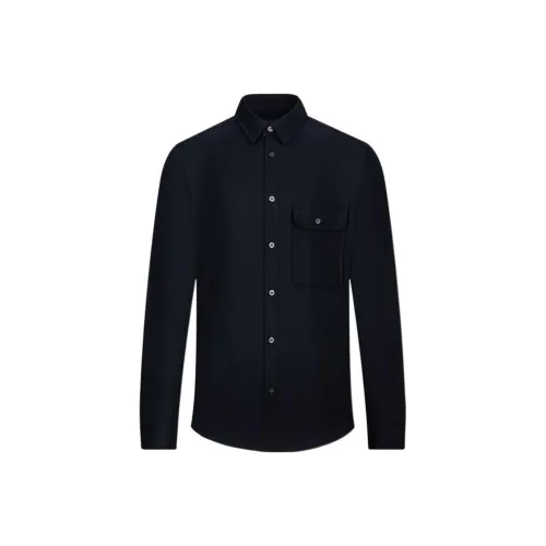 ARMANI EXCHANGE Темно-синие мужские рубашки