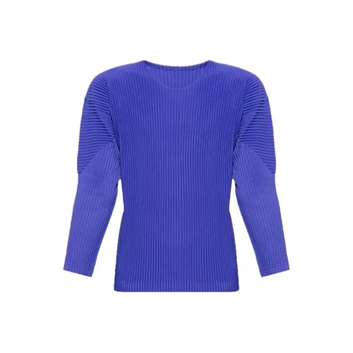Homme Plissé Issey Miyake Синий Мужской Свитшот