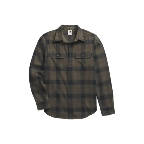 THE NORTH FACE Мужская рубашка Arroyo из фланели оливкового цвета