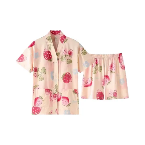 ZAO FU NIAO Пижамный комплект женский клубничный