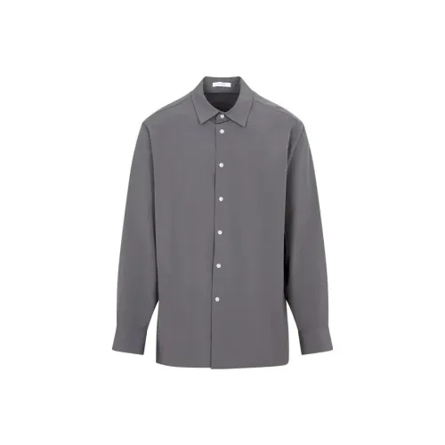 THE ROW Серые Мужские Рубашки