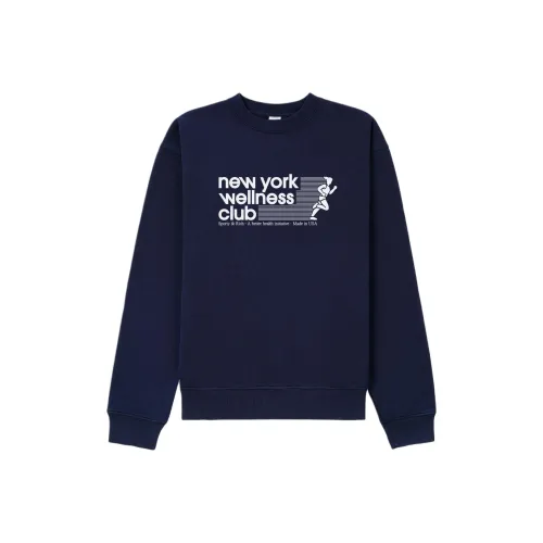 SPORTY RICH Толстовка Унисекс Морской Синий