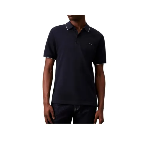 Calvin Klein Polo Европейская версия Мужской Морской синий
