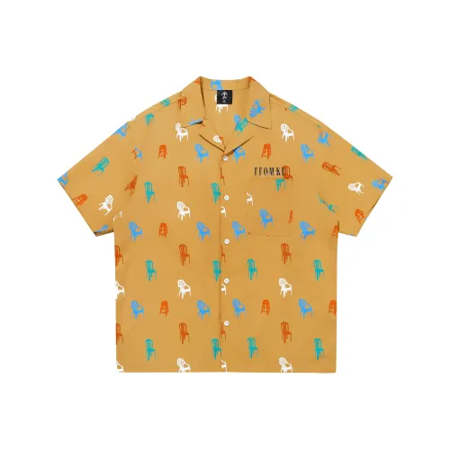 FFOMKE Рубашка Унисекс Имбирно-желтый