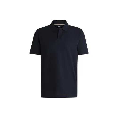 Hugo Boss Темно-синие Мужские Поло