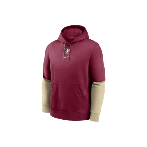 nike CollegeFlorida State FW24 Seminoles Sideline Team Issue Клуб Свитшот Мужской Красный