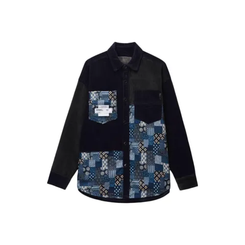 MUSIUM DIV FW24 Рубашка Унисекс Королевский Синий