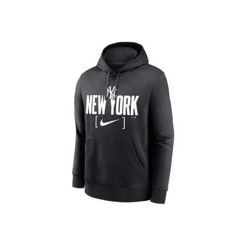 nike New York Yankees Club Slack Свитшот Мужской Черный